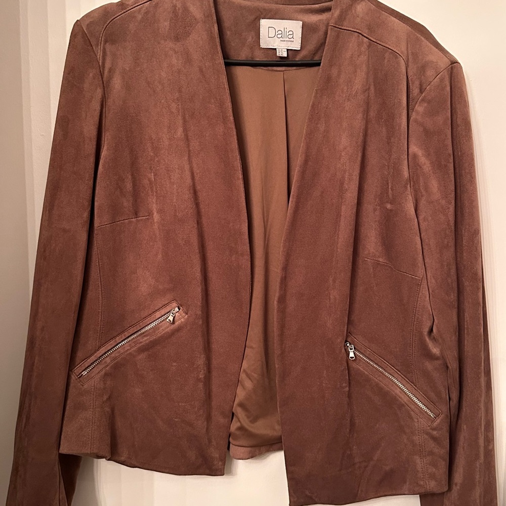 Dalia Women's Tan Suede Blazer